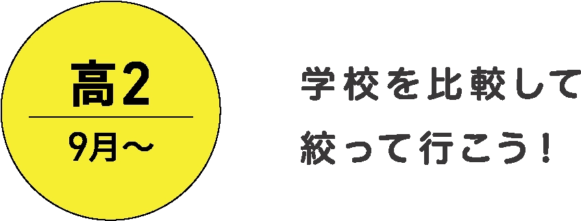 学校を比較して絞って行こう！